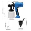 High-Pressure Electric Paint Spray Gun - Chocolate Edition