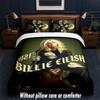 Billie Eilish Design Bed Bedding Set 1 Duvet Cover + 2 Pillowcases Soft Breathable Household Bed Linens