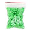 100 Stück Vogel Tauben Fußringe 10 Farben Innendurchmesser 8mm Kunststoff Tauben Clip Ring Taube Taube Wachtel Fußring