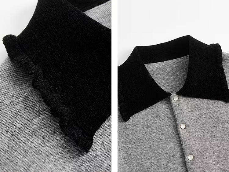Autumn/Winter New Women's College Style Short Knit Cardigan - Loose Fit