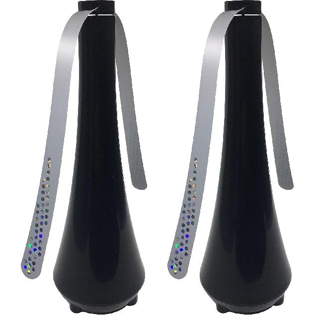 

Вентилятор мухобойки для еды снаружи или внутри, Вентилятор для пикника для использования на столе, Вентиляторы для мух для столов, Барбекю, Мероприятия, Прядильный вентилятор с батарейным питанием(черный