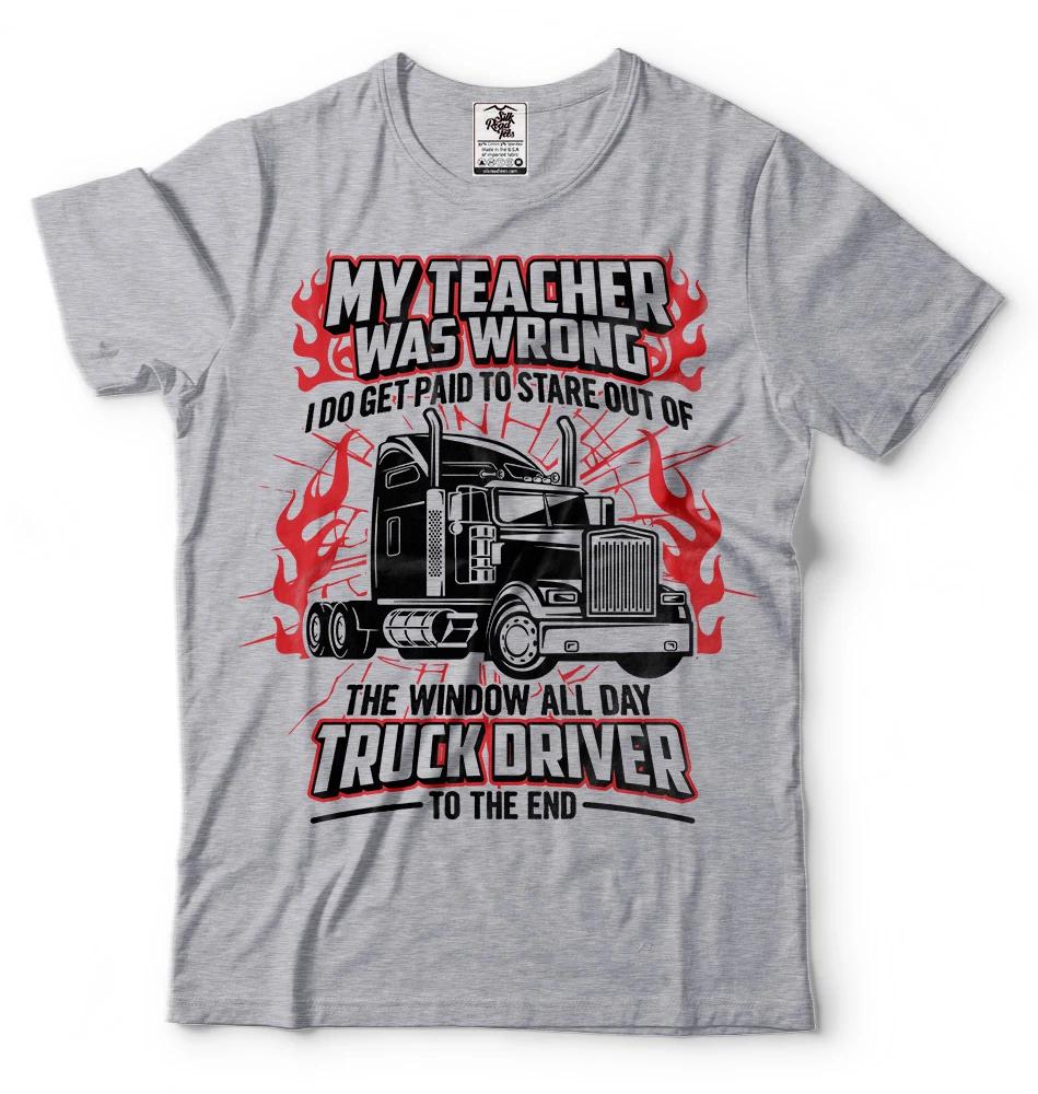 Truck Driver T-shirt Funny Trucker Tee Shirt Truck Tee Shirt Funny Birthday Gift XL