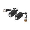 2 Stück Twisted-Pair-Sender 1080P Störfest Geringer Verlust Einzelne Passive BNC-Anschlüsse für AHD HDCVI HDTVI-Signal