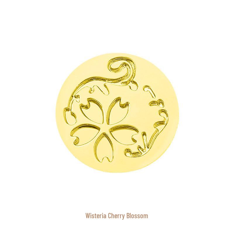 Retro Nine-Piece Wax Seal Stamp Set with Stamps, Wax Granules, Handle, Spoon, and Envelopes