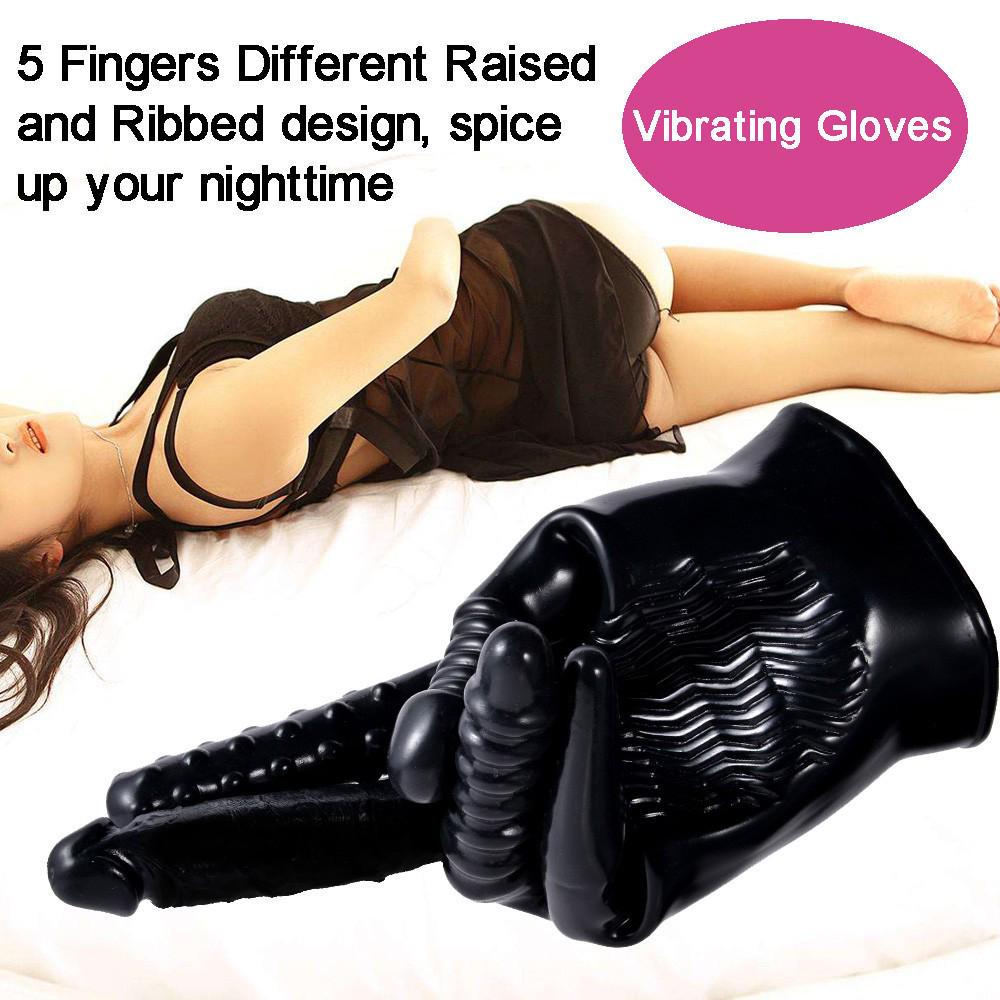 Vibrator Flirting  Massage Glove Clitoris Stimulator  Toys for Adult