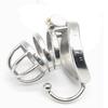 Men's Stainless Steel Chastity Device with Egg Separator and Snap Ring - SM Training CB Cage Bird Cage C275