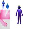 Costume Cosplay Roblox Rainbow Friends Pour Enfants Vivez le Jeu Comme un Personnage avec Combinaison et Masque