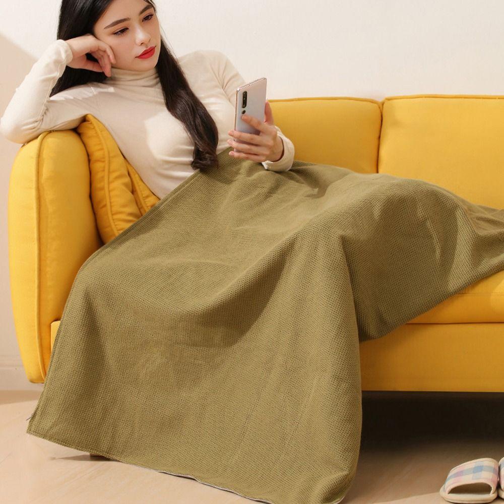 Washable Warm Shawl Wearable Leg Cover New Heating Lap Blanket  Household