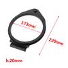 New 2pcs 6.5in Horn Washer Adapters Brackets Speaker Mount Plates for CHEVROLET BUICK Mount Adapter Plates Stand Cover