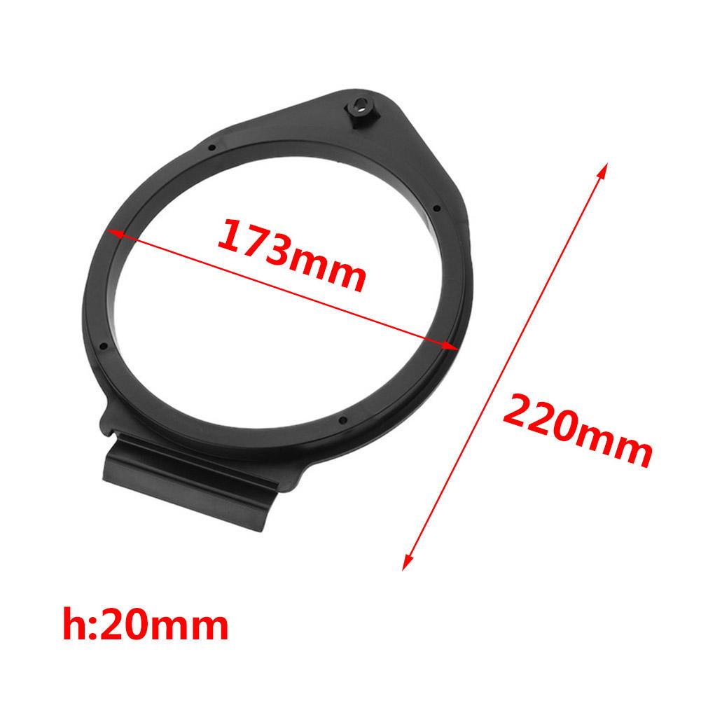 New 2pcs 6.5in Horn Washer Adapters Brackets Speaker Mount Plates for CHEVROLET BUICK Mount Adapter Plates Stand Cover