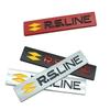 3D Metal RS Line Logo Rear Trunk Emblem Badge Side Fender Car Sticker Decals Styling Accessories