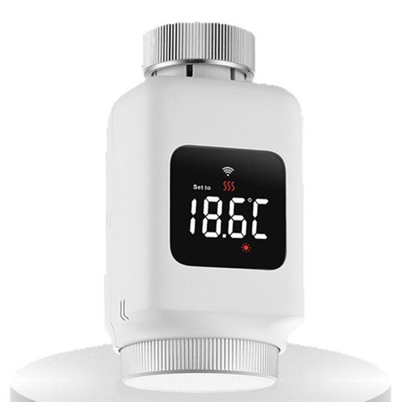 

2025 Trend Radiator Intelligent Voice Controlled Tuya Smart Wifi Thermostat For Alexa Google Home APP Remote Temperature Control