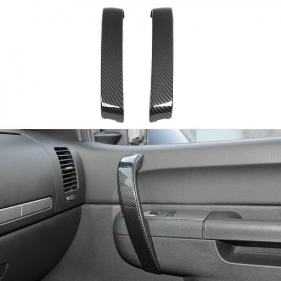 Interior Center Console Cover Trims For Silverado Suburban Tahoe 2007-13 Carbon