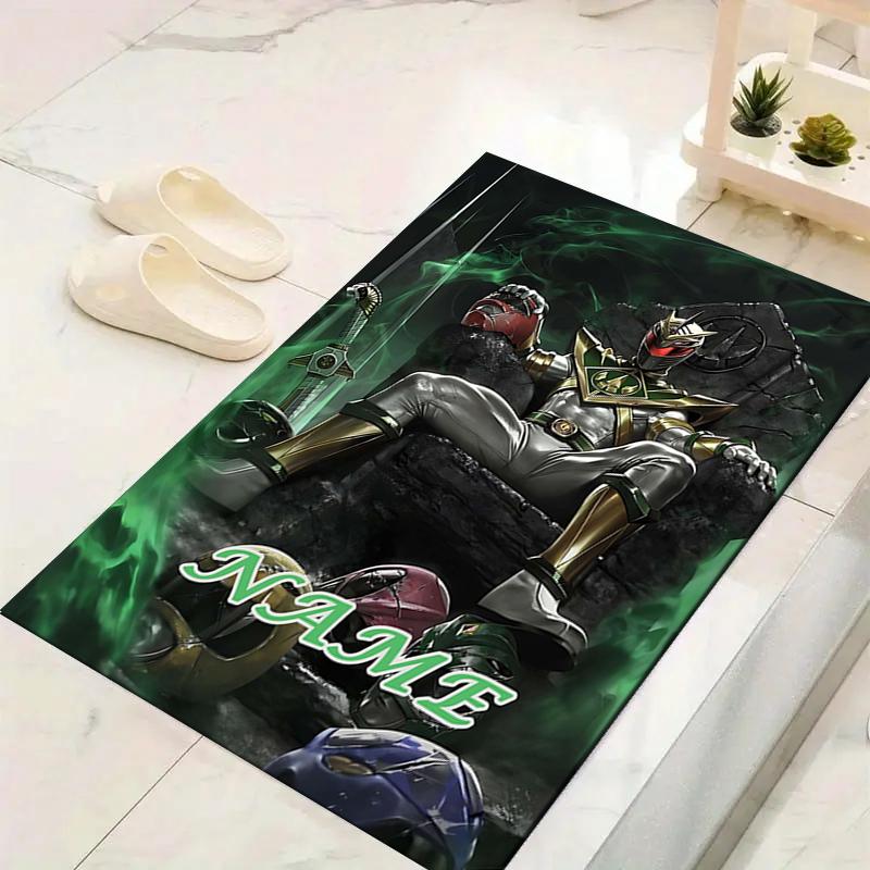 Custom 1Pc Power Rangers Adventure Rug Office Carpet Indoor Outdoor Entrance Doormat Nonslip Soft And Comfortable Living Room D2915216