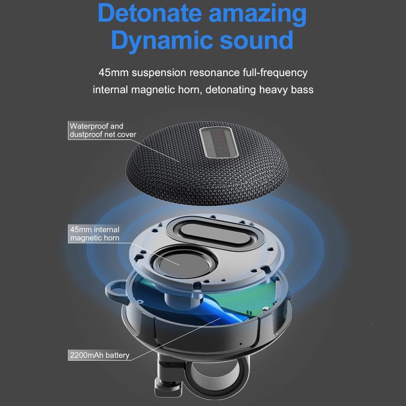 Bicycle Portable Bluetooth Speaker Sound Box Music Wireless Mini Subwoofer Column Bocina Bluetooth Speaker Baffle Bike Loud Caixa De Som