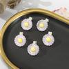 AWAYTR 5Pcs/Set Sweet Plumeria Hairpin Hair Clips For Kids Girls Flower Hairpins Mini Hair Clips Duckbill Clip Hair Accessories