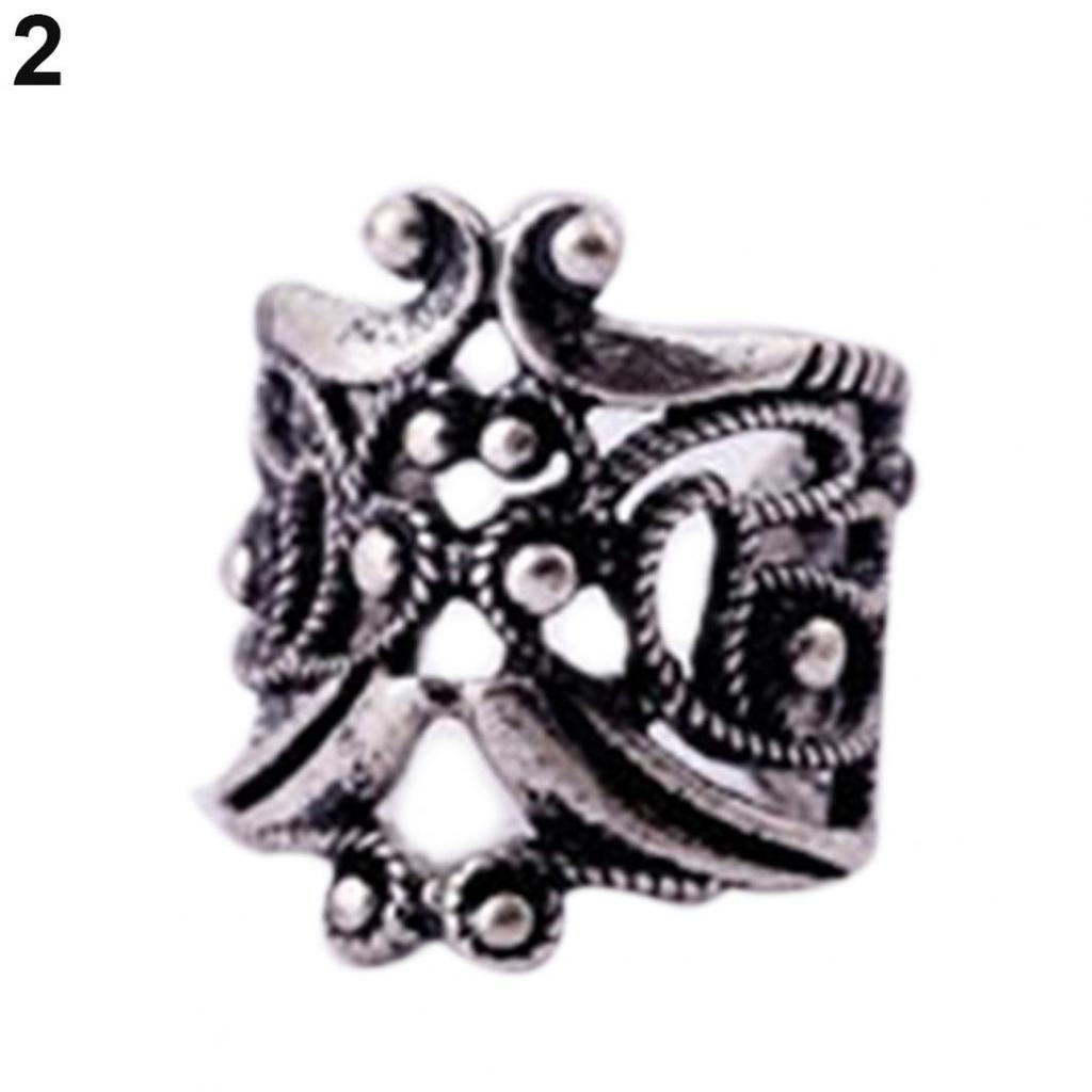 Punk Unisex Vintage Ihålig U-formad Manschett Wrap Öronklämma Ben Klämma Örhänge