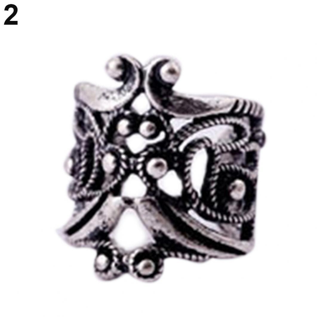 

Серьга зажим с ажурным декором в винтажном стиле серебряный