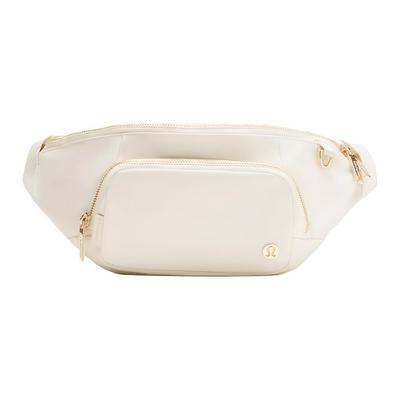 Everywhere 4L Brand Logo Metal Accessories Recycled Nylon Shoulder Crossbody Waist Bag Extra Large Unisex Bags Ivory LU9CUHS-042797
