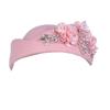 British Jeweled Style Embroidered Beret Hat For Women Adjustable Head Size Lightweight 11 Colors Available