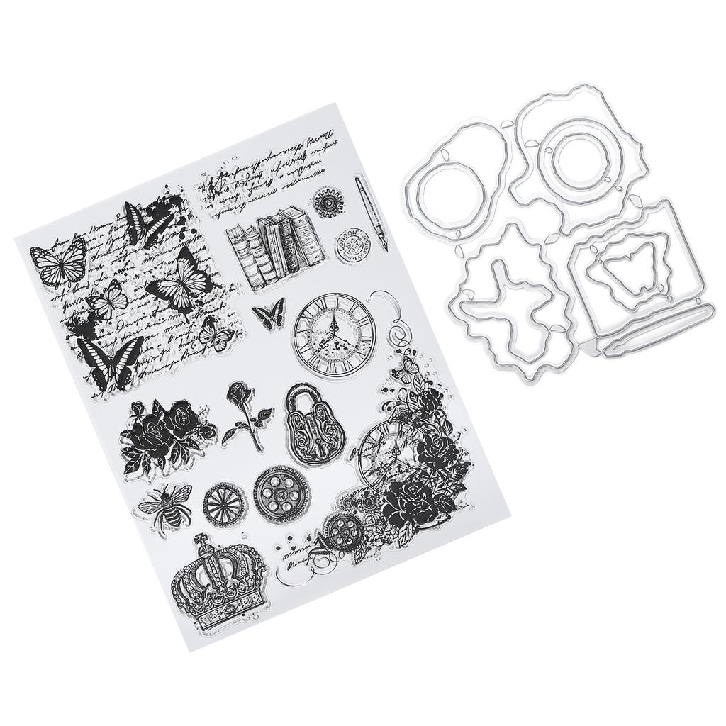 Transparenter Stempel aus Gummi für Tagebuch, Album, Dekoration, handgefertigtes Bastelzubehör