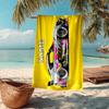 Custom Name Ultra-Soft Beach Towel with Racing Theme,Ideal for Pool - Camping, Diving - Perfect Travel Essential, Vibrant Beach Towel.