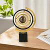 Art Sculpture Modern Decor Statue Centerpiece Ornament Iron Material Rotating Globe Aesthetic