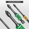 1/2/3Pcs Durable Non-slip Magnetic Bit with Spring Hexagonal Electric Screwdriver Cross Batch Head Electrician Tools