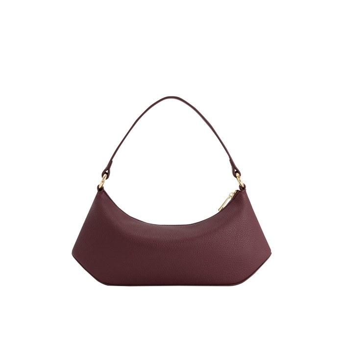 [JW PEI] Lily Women's Shoulder Bag - Deep Claret 35.8cm