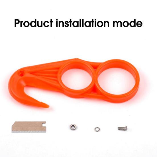 MUQZI Sports Accessory Sharp Fish Cleaning Peeler One-handed Operation Compact Convenient Carrying