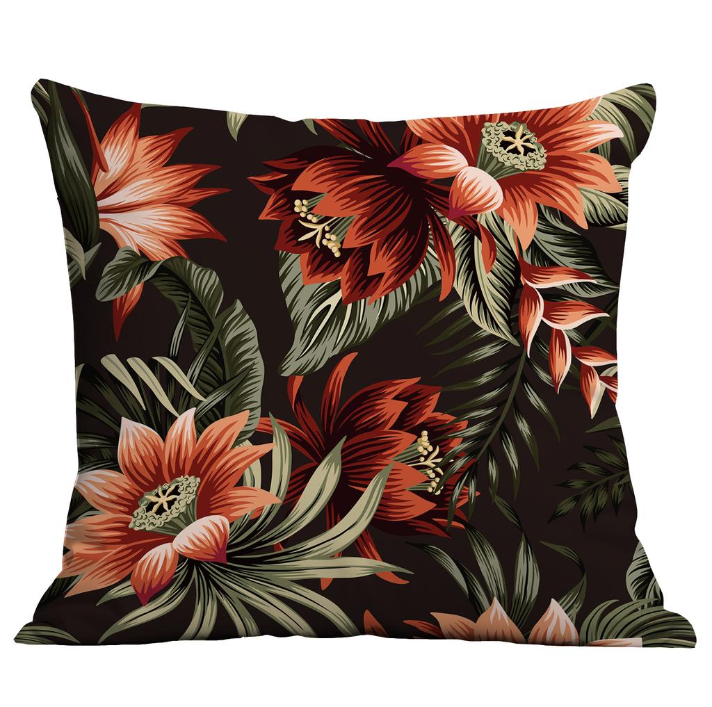 Νέα Πράσινα Φυτά, Τροπικά Φυτά, Μαξιλάρι Τυπωμένο Υψηλής Ευκρίνειας, Κάλυμμα Μαξιλαριού Καναπέ Σπιτιού