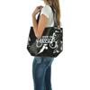 Women's Tote Bag - Le Temps Des Cerises - Vinyl Bag - Shoulder Bag - Zipped Interior - PVC Lining