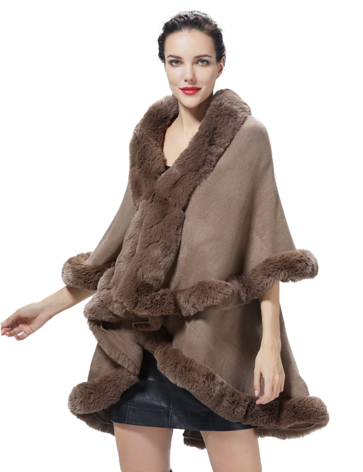 

Shawl for Thick Large Faux Coming of Age Dress [BEAUTELICATE] Women, Stole, Coat, Poncho, Fur, Warm, Winter, Wedding, Fur, Bolero, Wedding, Party,