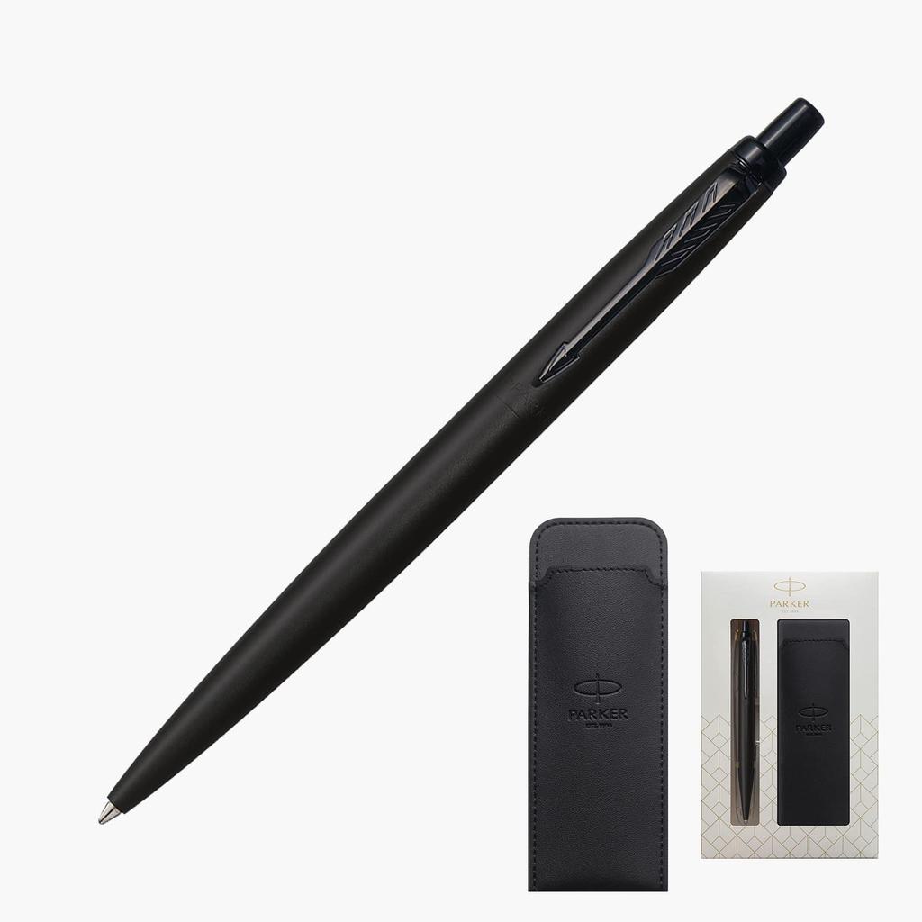 PARKER Jotter XL Ballpoint Black Medium with Pencil Gift Box Set 2122657Z Pen, BT, Nib, Oil-Based, Case, (Product Code V1d)