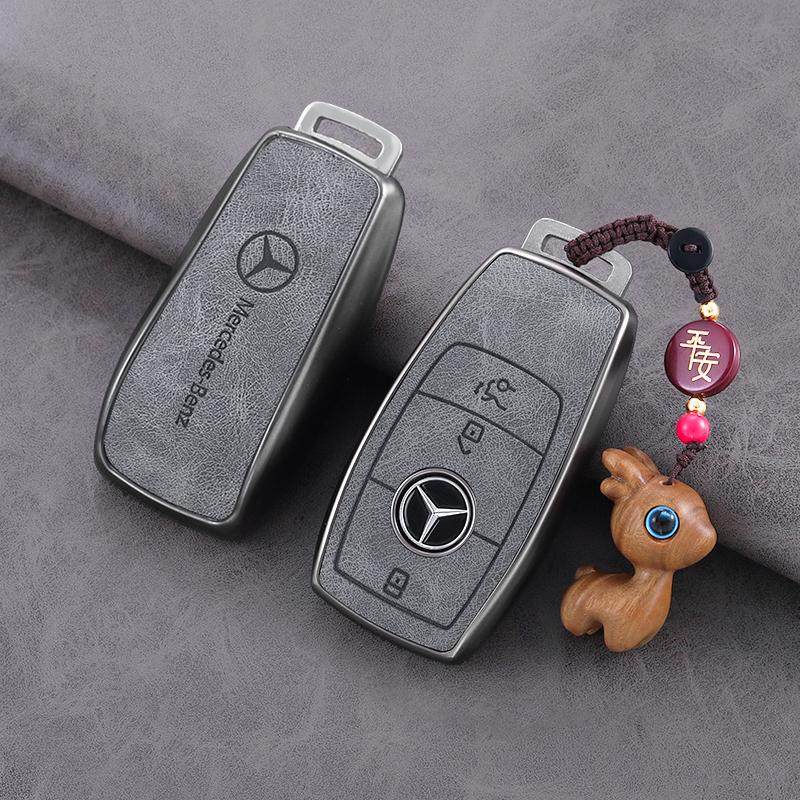 PZQ2   Fashion Car Remote Key Case Cover Shell For Mercedes Benz A C E S G Class GLC CLE CLA GLB GLS W177 W205 W213 W222 X167 AMG