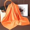 Luxus Uni Farbe Seide Quadratisches Tuch Damen Weiches Satin Pferdehaarband Halstuch Büro Hijab Stirnband Foulard Taschenbänder Geschenk