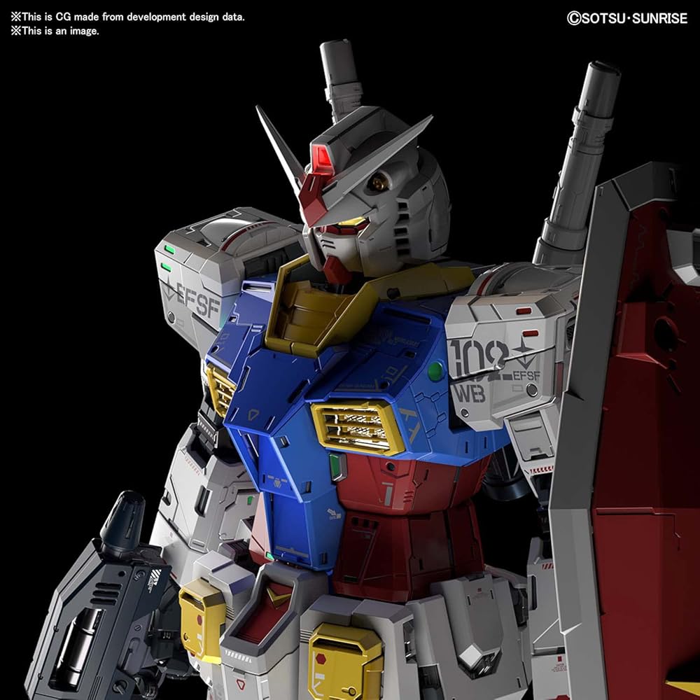 PG Unleashed Gundam RX-78-2 1/60 Scale Color-Coded Plastic Model Kit