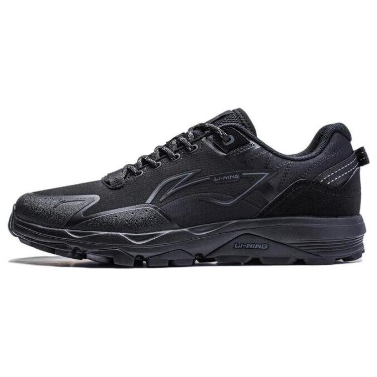 

Li Ning Cushioning, Wear Resistant Low top Running Shoes Men s Black ARNT011-2 39.5