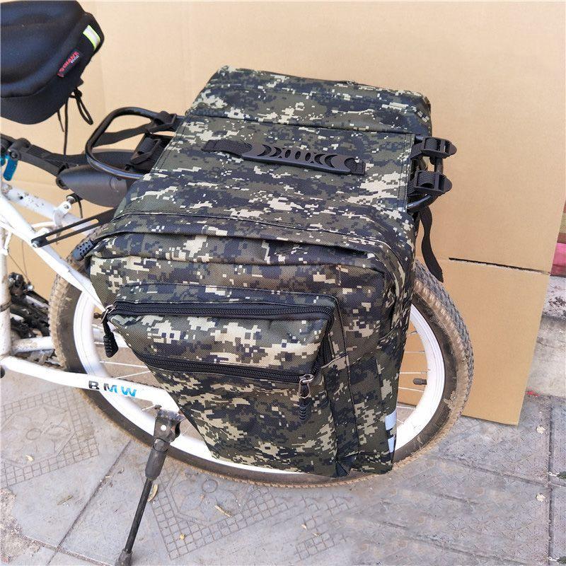 Camouflage Hinterer Fahrradgepäckträger Sitz Satteltasche Radfahren Fahrradtasche Hecktasche Pack