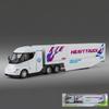 1/32 Tesla Semi Container Truck Transport Vehicle Truck High Simulation Metal Vehicle Model Excellent Home Desktop Trendy Ornament Boy