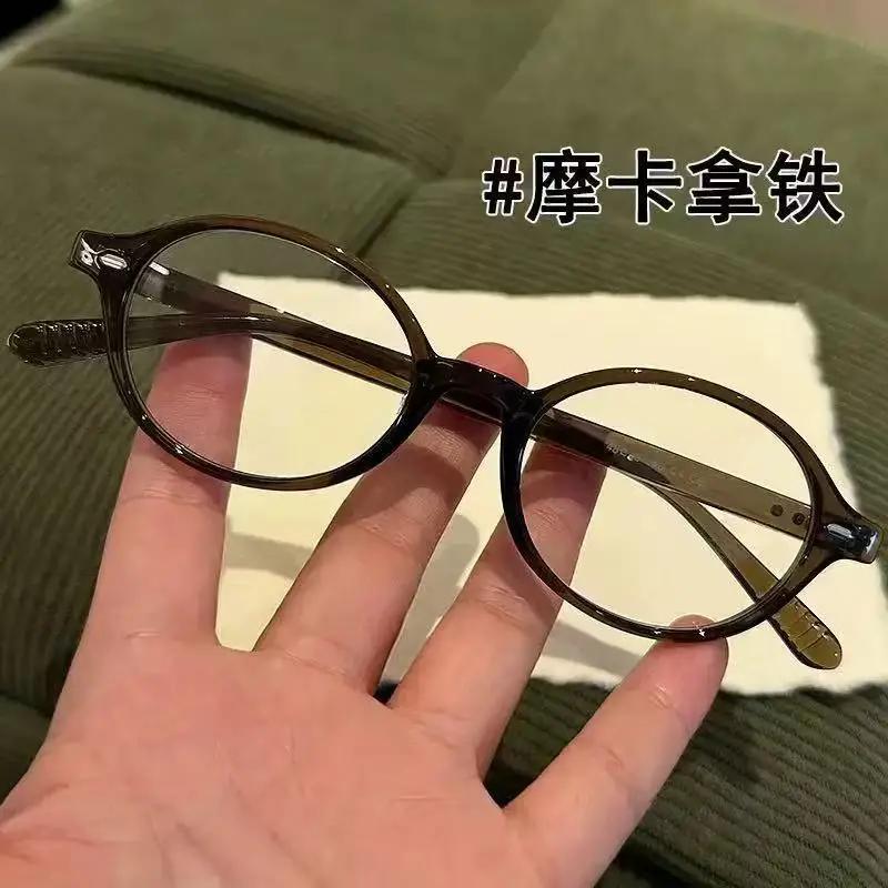 

Винтажные маленькие овальные очки для женщин, люксовый бренд, дизайнерские, с защитой от синего света, ретро-мода, мужские очки