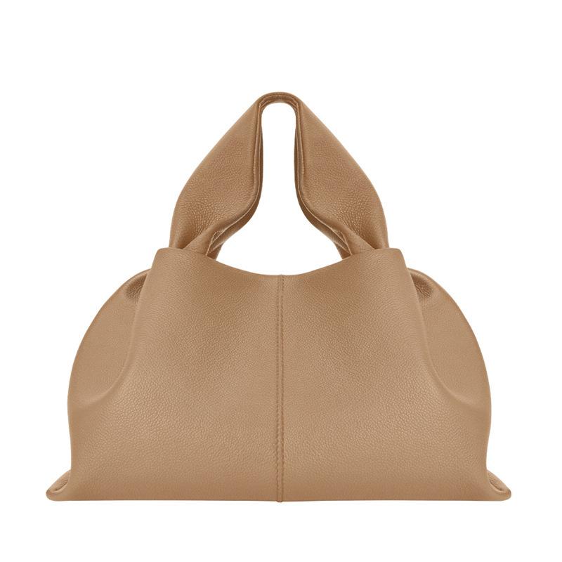 Knödel Wolken Tasche Neue Französische Nischen Design Handtasche Echte Ledertasche