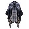 Women's Autumn and Winter Extended Fashion Scarf Shawl Dual-purpose Travel Camping Warm Double-sided Imitation Cashmere Cape