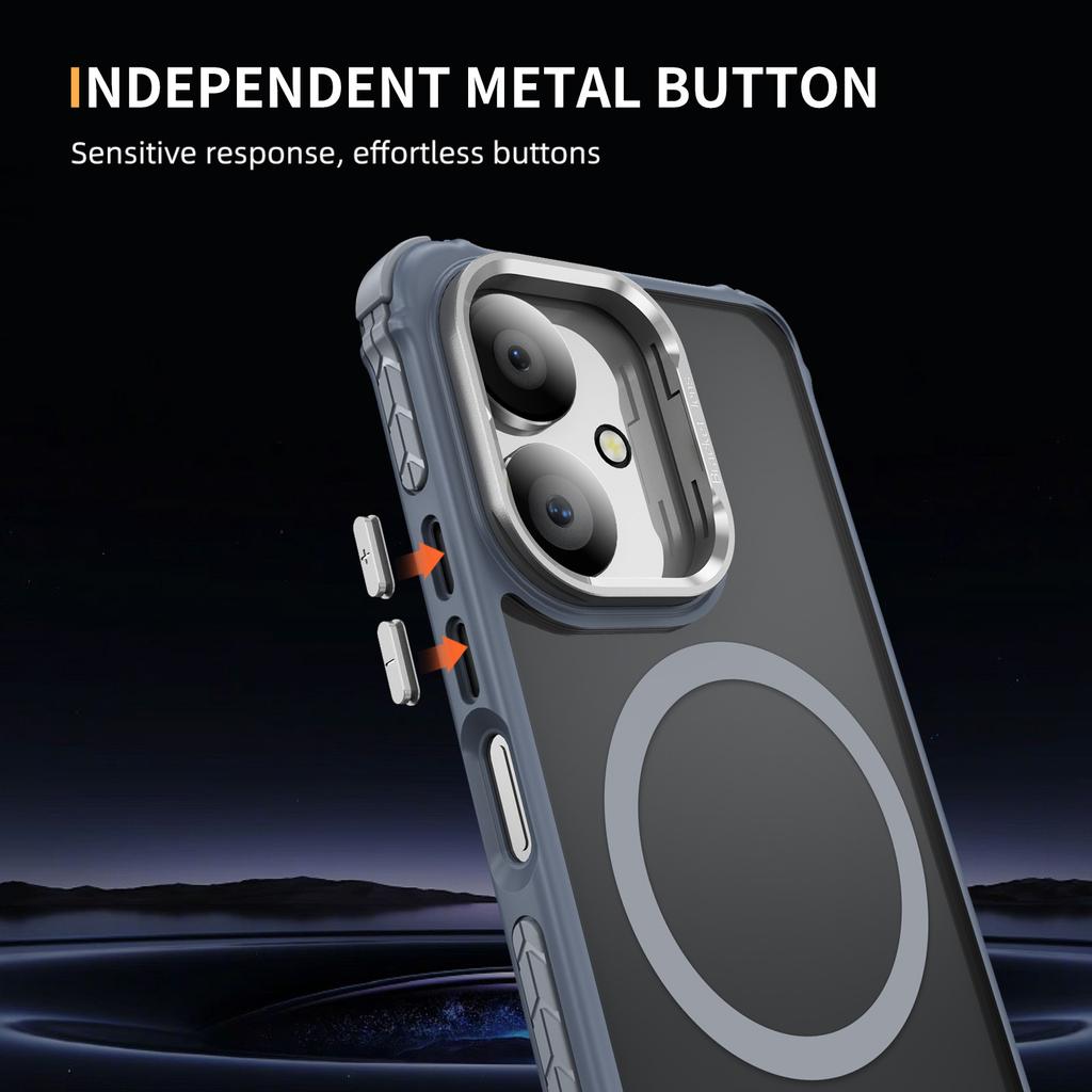 Rainbow No. 1 Skin-sensitive Magnetic Ring Holder Mobile Phone Case for Redmi13C-4G-5G Strong Magnetic and Wireless Charging