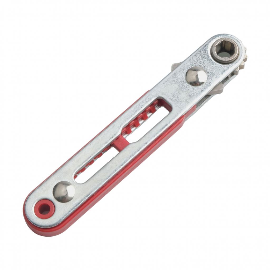 Compact Two Way Ratchet Screwdriver Set Corner Bend Multifunctional