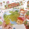 3Stickers+1Scene fun 3D Stickers Adhesive Diy Scrapbooking Diary Album junk journal supplies Craft Supplies