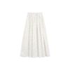 Dot Skirt for Women In Summer, Suitable for Plus-Size Girls with Pear-Shaped Figures, High-Waisted, Hip-Covering, Slimming, Mid-Length A-Line Skirt
