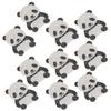 10Pcs Rhinestone Patch Iron On Crystal Applique Cartoon Decoration for DIY CraftPanda