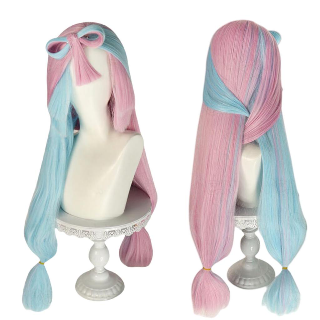 Nanjamo Cosplay Costume with Wig and Hair Combat Perfect for School Cultural Travel and Photo Shoots Accessory, Uniform, Anime, Festivals, Festivals,