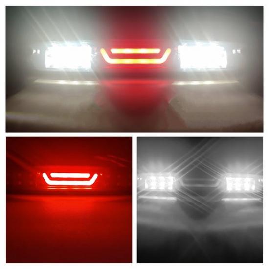 Pour Chevy 2007-13 Silverado GMC Sierra 1500 LED 2500 3500 Lampe de Troisième Feu Stop